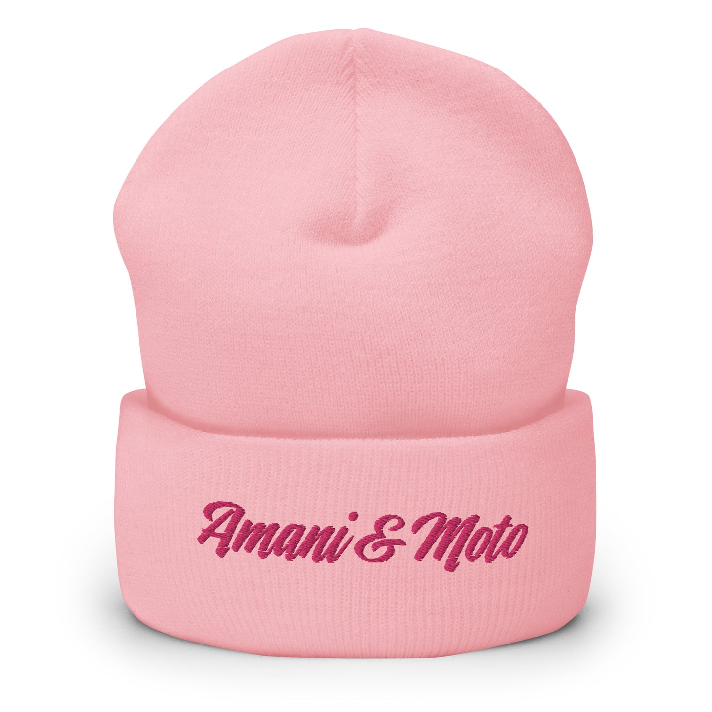Amani-XO Cuffed Beanie the Message