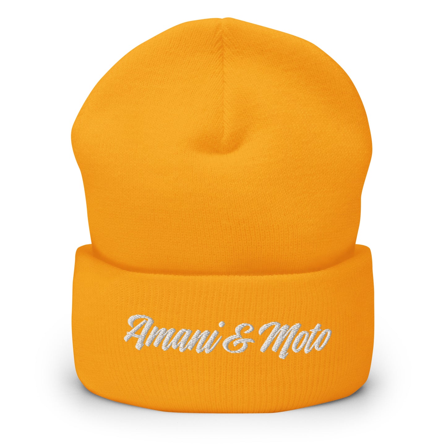 Amani-XO Cuffed Beanie the Message