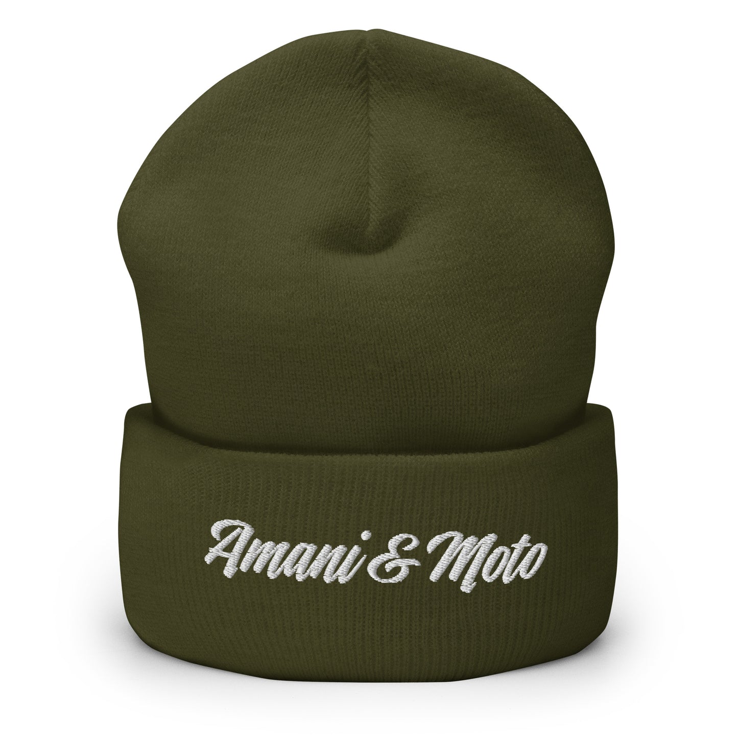 Amani-XO Cuffed Beanie the Message
