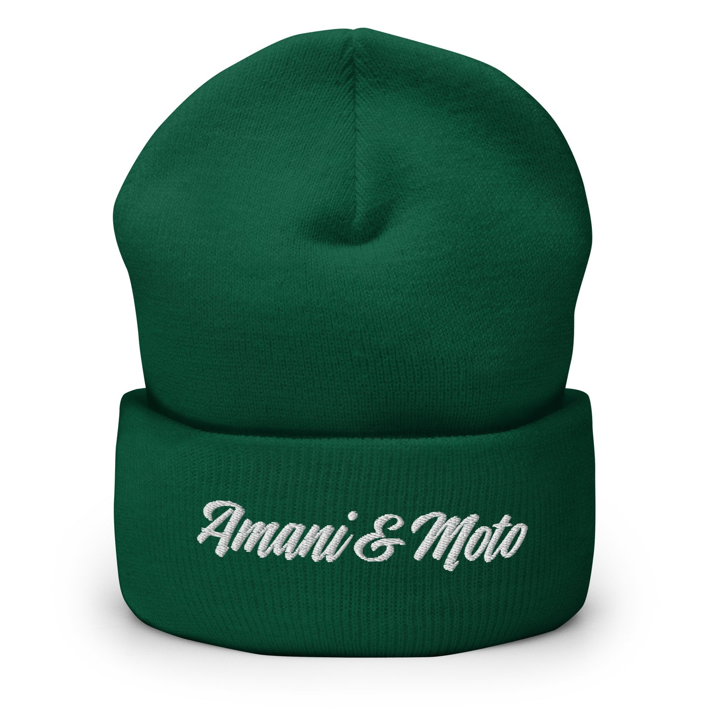 Amani-XO Cuffed Beanie the Message