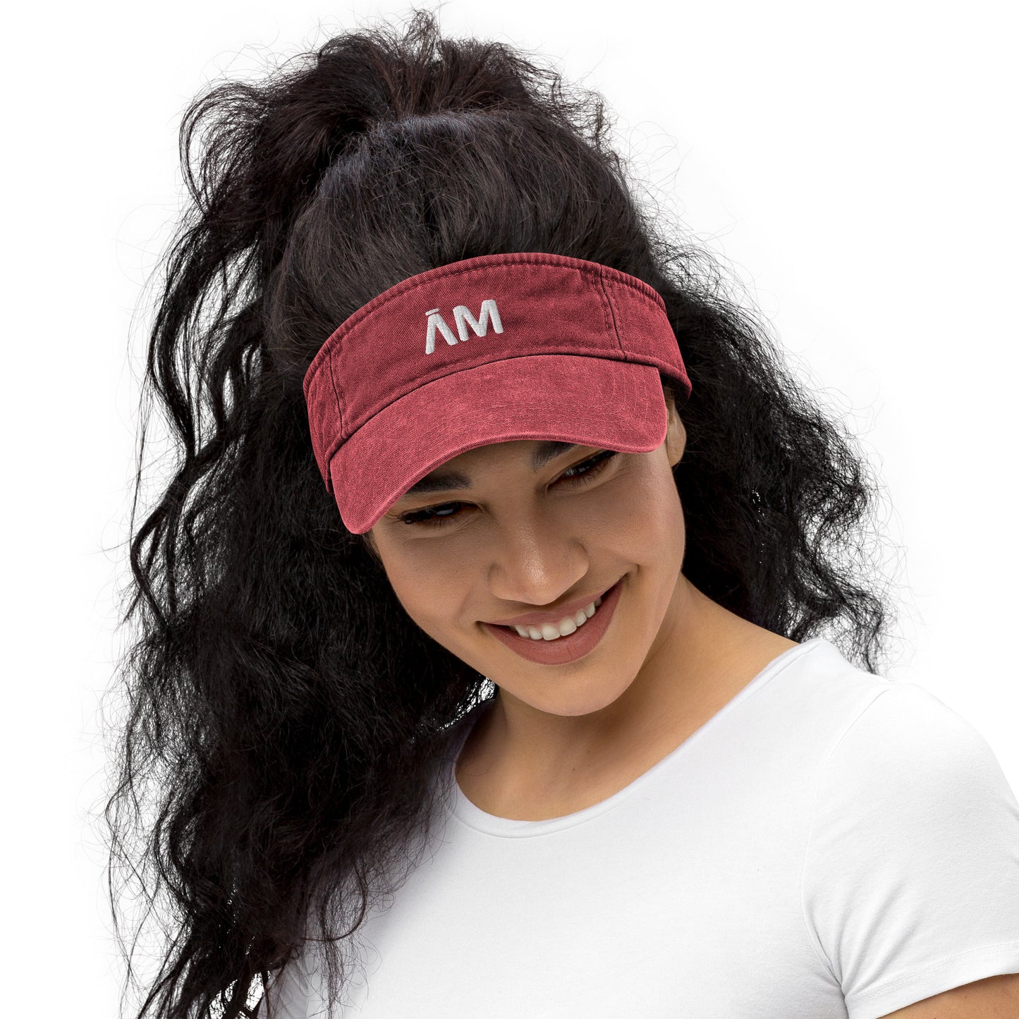 Amani-XO Denim Visor