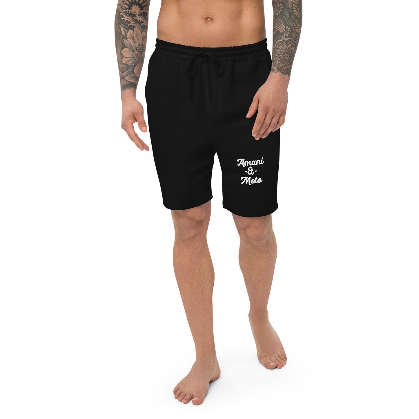 Amani-G Fleece Shorts "The Message"