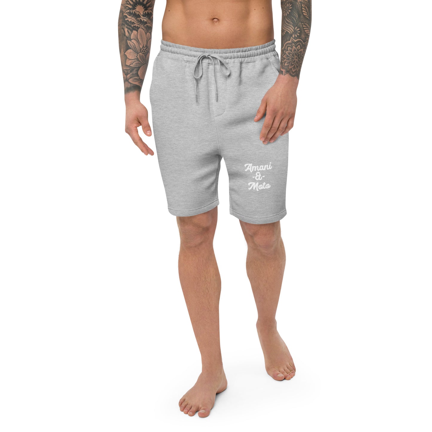 Amani-G Fleece Shorts "The Message"