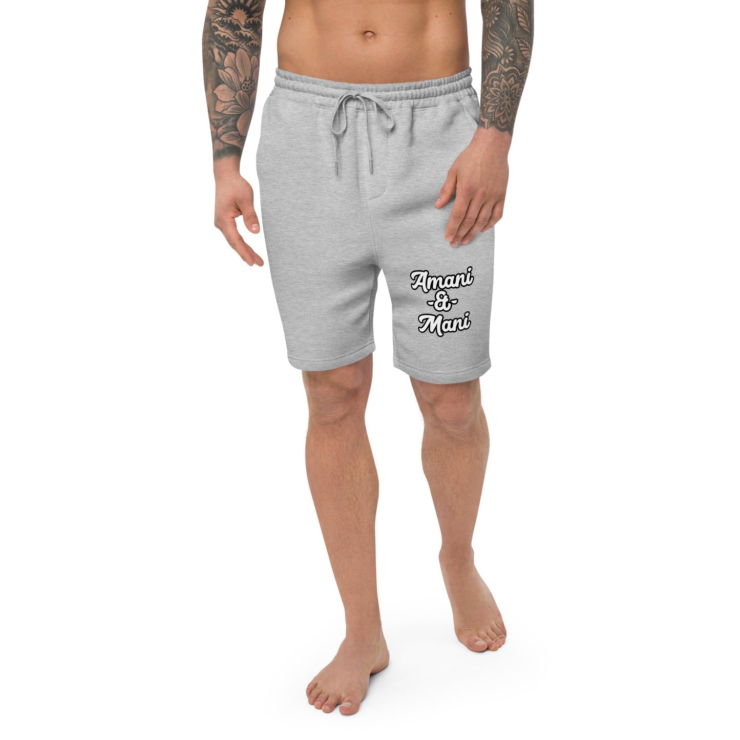 Amani-G Fleece Shorts "The Message"