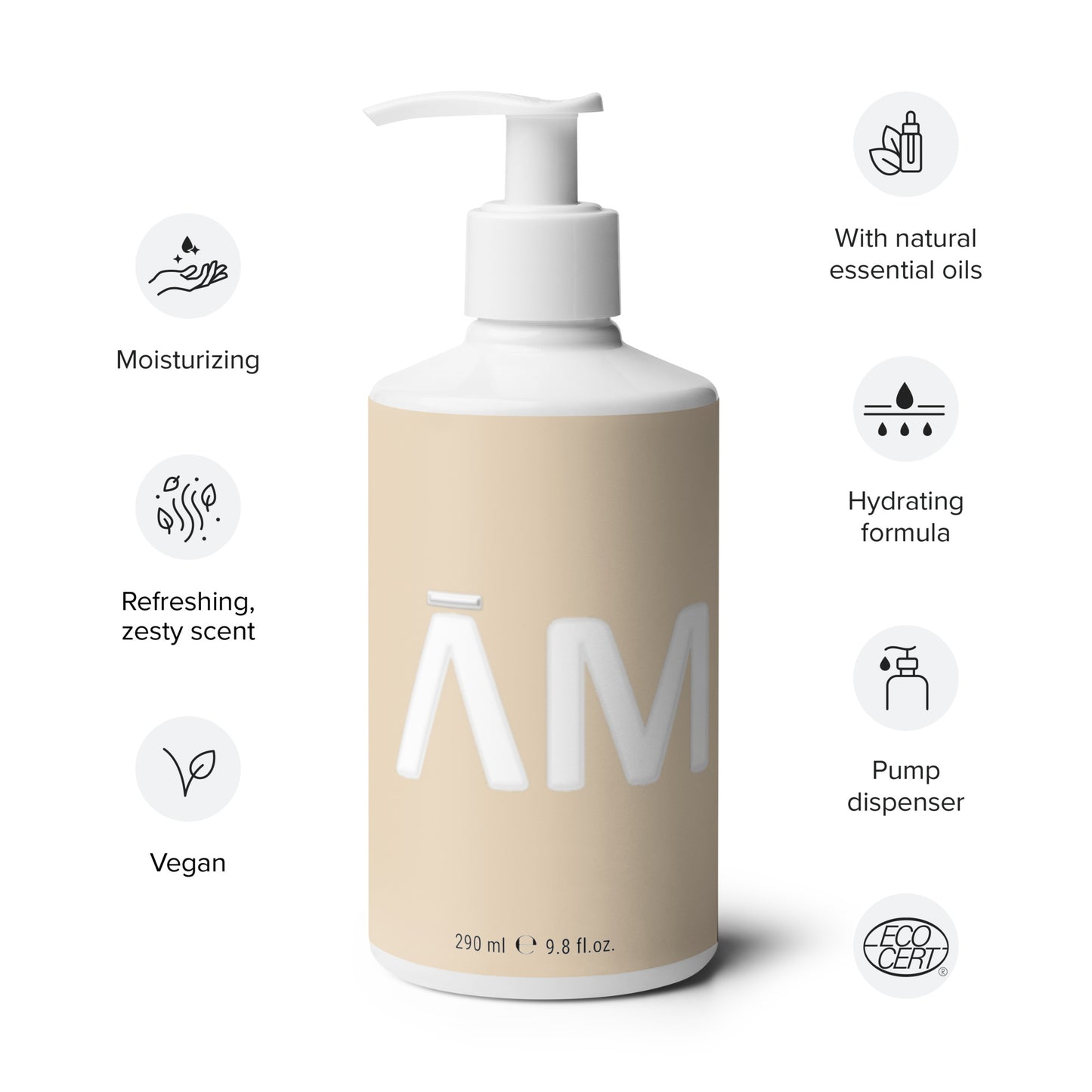 Amani-E Hand & Body Lotion Bottle
