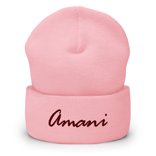 Amani-XO Cuffed Beanie Love Yours