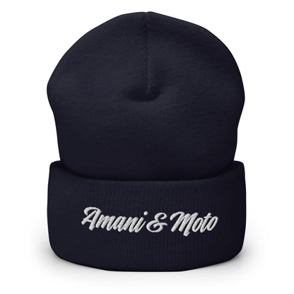 Amani-XO Cuffed Beanie the Message