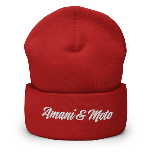 Amani-G Cuffed Beanie the Message