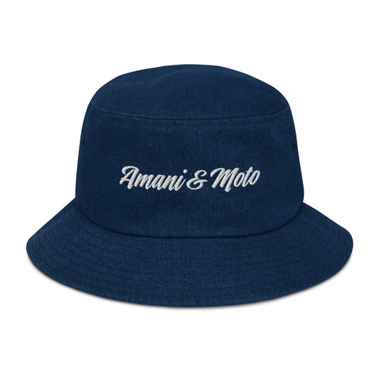 Amani-XO Denim Bucket Hat