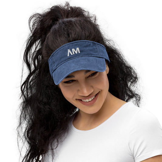 Amani-XO Denim Visor