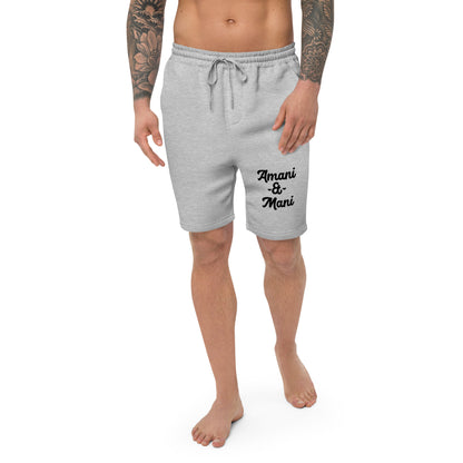 Amani-G Fleece Shorts "The Message"