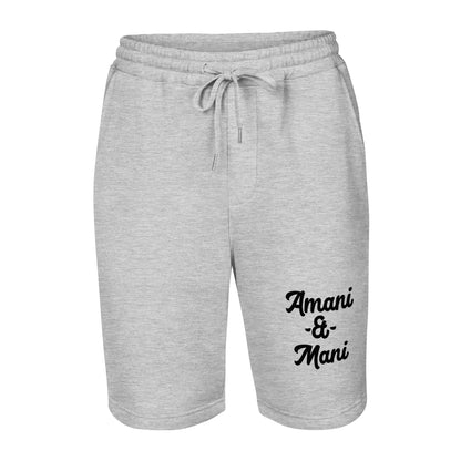 Amani-G Fleece Shorts "The Message"