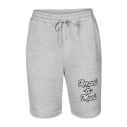 Amani-G Fleece Shorts "The Message"