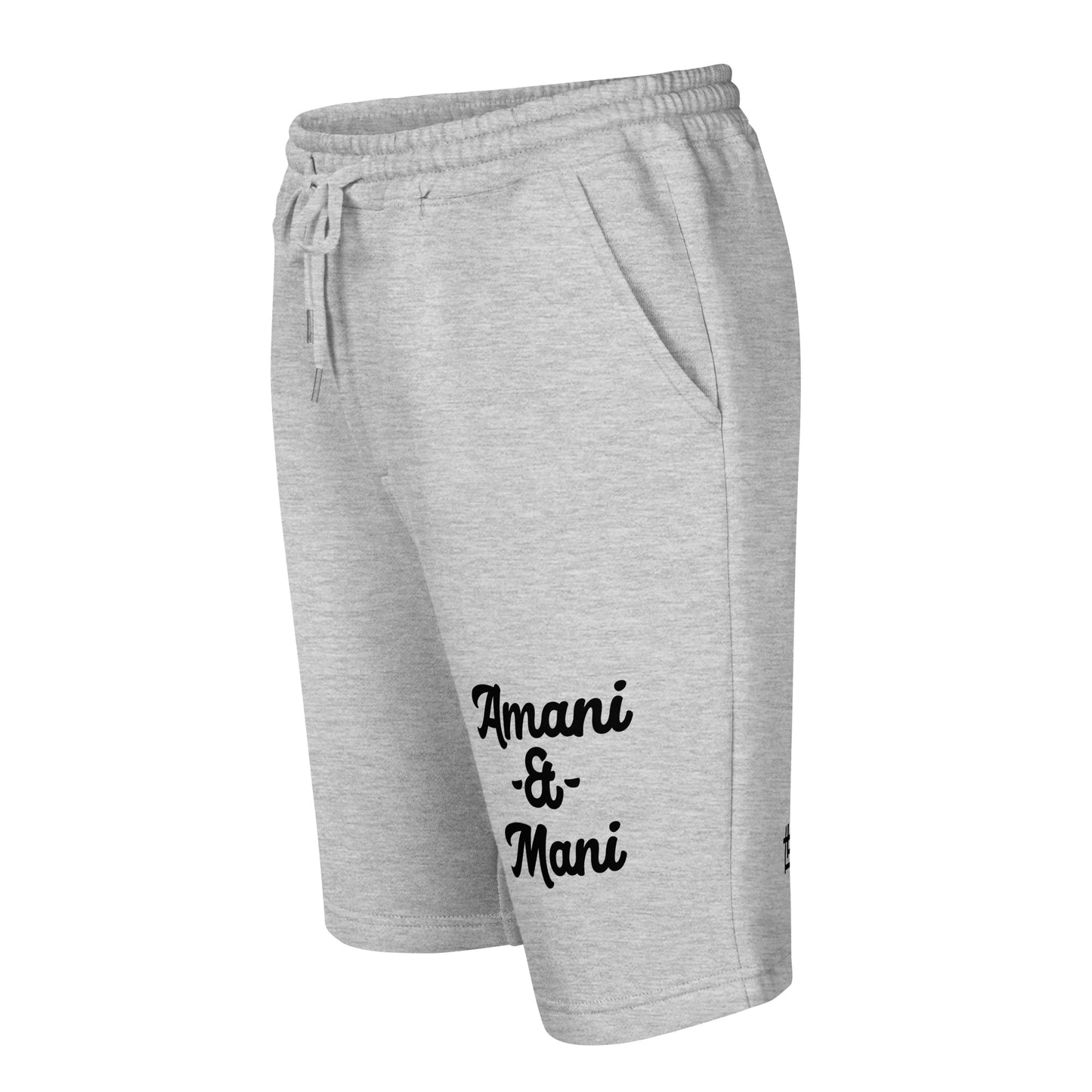 Amani-G Fleece Shorts "The Message"