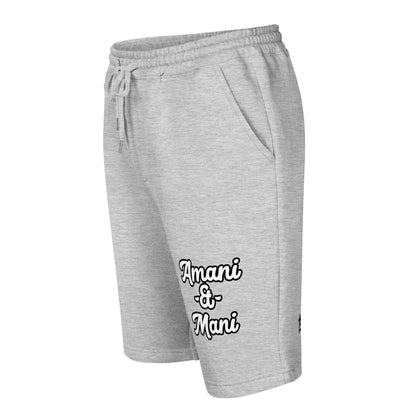 Amani-G Fleece Shorts "The Message"