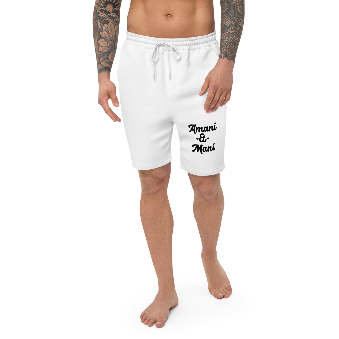 Amani-G Fleece Shorts "The Message"