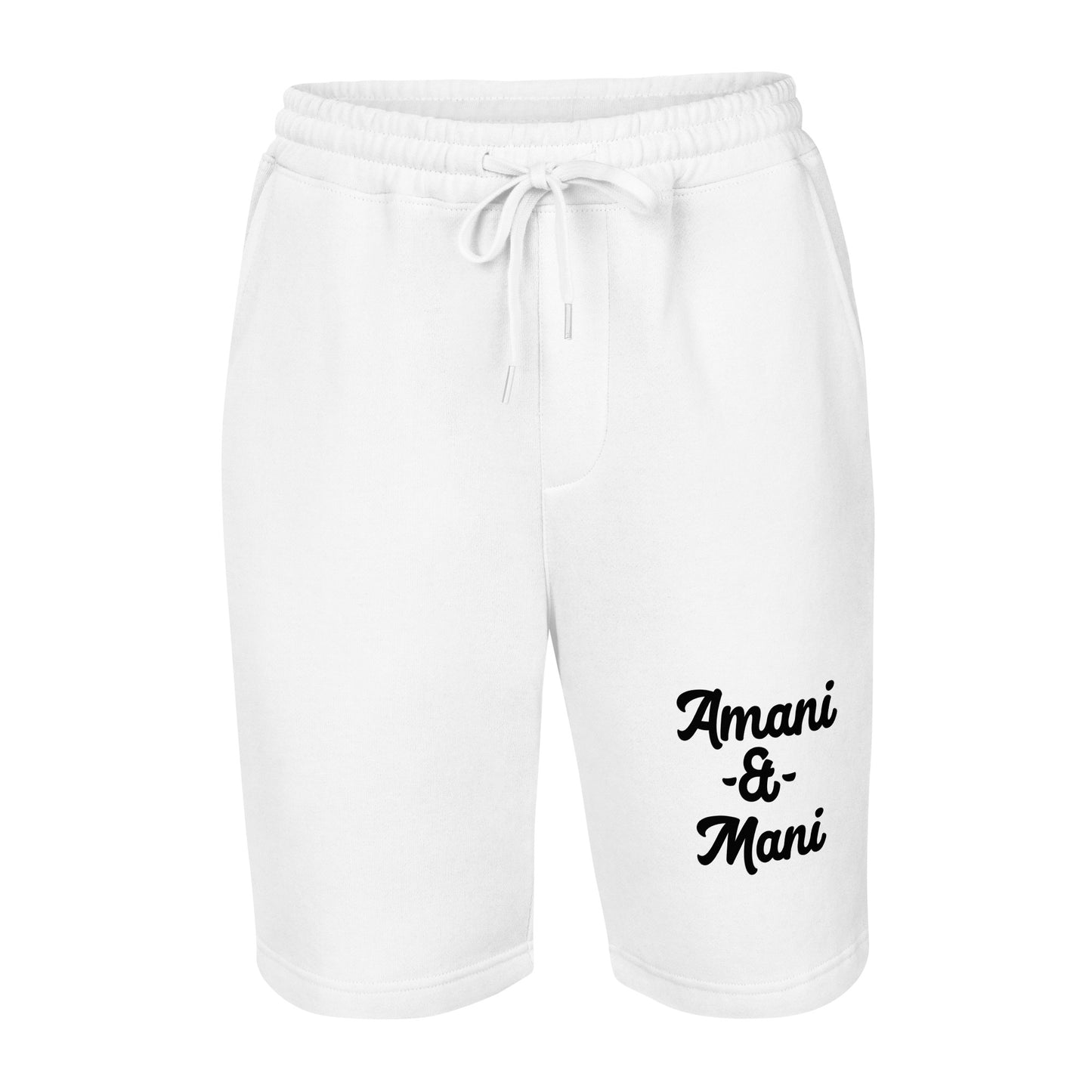 Amani-G Fleece Shorts "The Message"