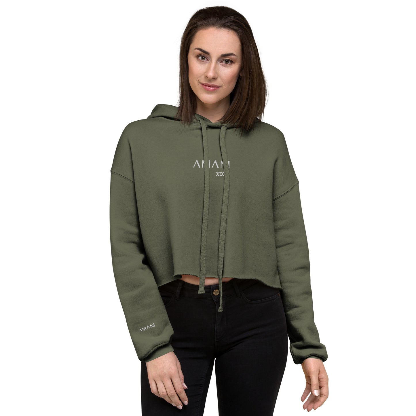 Amani-XO Crop Hoodie