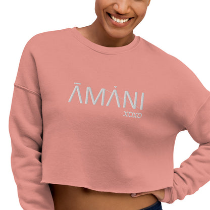 Amani-XO Sweet Crop Sweatshirt